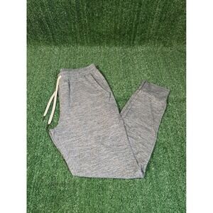 True Classic Grey‎ Heathered Jogger Sweatpants Medium Men Drawstring Pockets